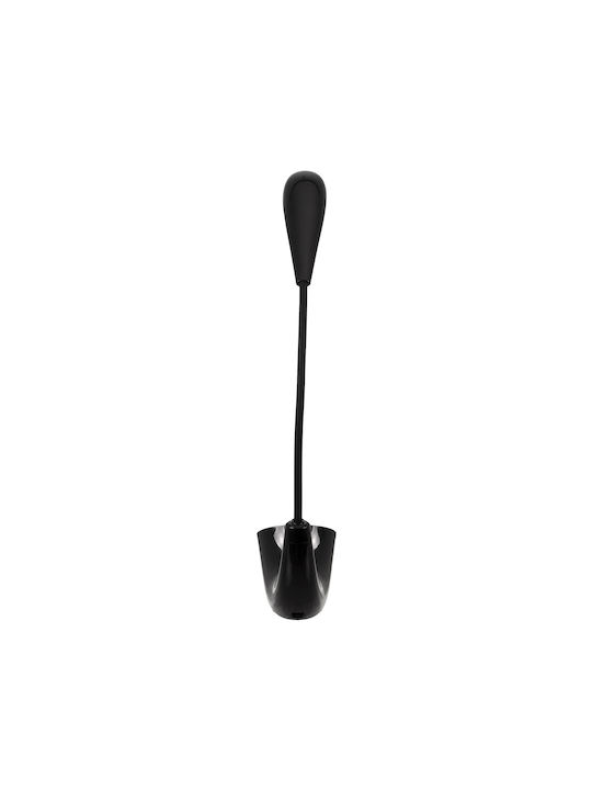 GloboStar Tesler Rechargeable LED Office Lamp with Flexible Arm in Black Color