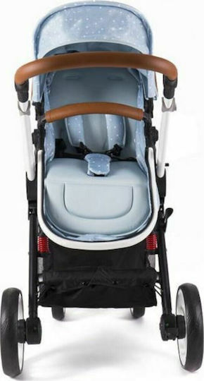 Kikka Boo Dotty 2 in 1 Baby Stroller Suitable for Newborn Blue
