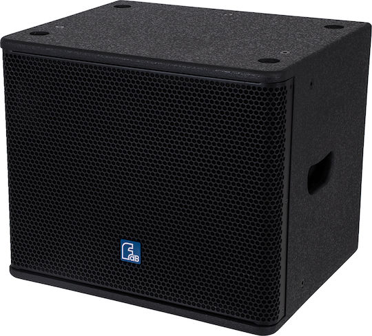 GloboStar ES110SA Active Wall Installation Speaker 600W Piece 44.5x44.5x37.5cm Black