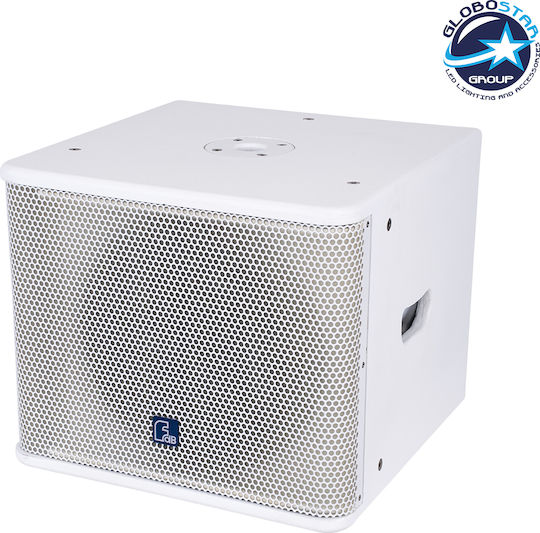 GloboStar ES112SA Самоусилващ Стенен Високоговорител 600W Брой 44.5x44.5x37.5см Бял