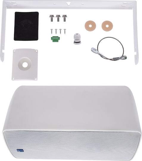 GloboStar Fdb Παθητικό Επιτοίχιο Ηχείο 150W (Τεμάχιο) 28.5x24x45εκ. Λευκό