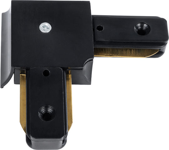 Globostar 60851 L Adapter Single-Phase 2 Wires All Eurotrack Rails Ac 220-240v Ip20 M6.5 X W6.5 X H1.7cm Eurotrack System 1l+1n Thermoplastic Black 5 Years Warranty