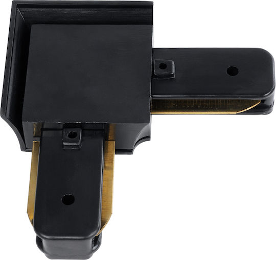 Globostar 60851 L Adapter Single-Phase 2 Wires All Eurotrack Rails Ac 220-240v Ip20 M6.5 X W6.5 X H1.7cm Eurotrack System 1l+1n Thermoplastic Black 5 Years Warranty