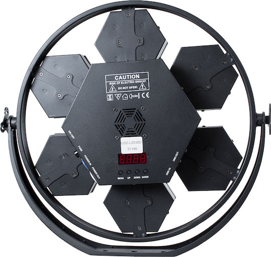 GloboStar Φωτορυθμικό Beam LED RGB