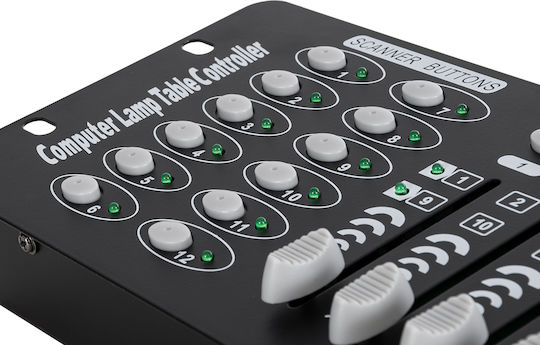 GloboStar DMX Controller Lighting Console with 192 Control Channels / 10 XLR Inputs