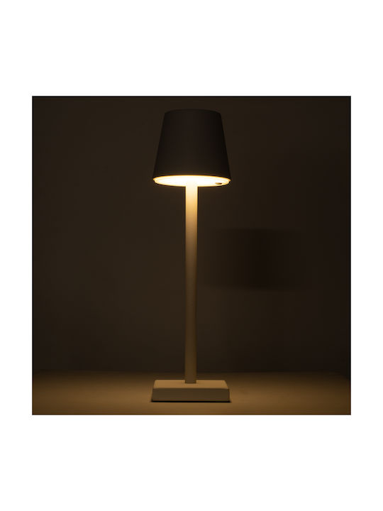 GloboStar Nega Outdoor Floor Lamp LED 2.2W with Warm White Light IP44 White