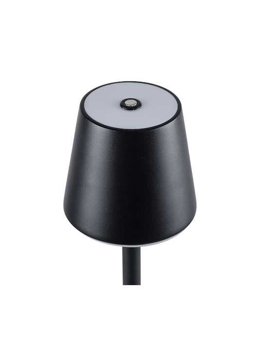 GloboStar Nega Outdoor Floor Lamp LED 2.2W With Warm White Light IP44 Black