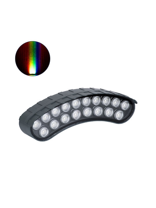 GloboStar Treelightkina Външна Стояща Лампа LED Стенна Пералня 18W RGBW IP67 Сива