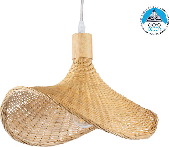 GloboStar Cuba Pendant Light Beige Boho 33cm