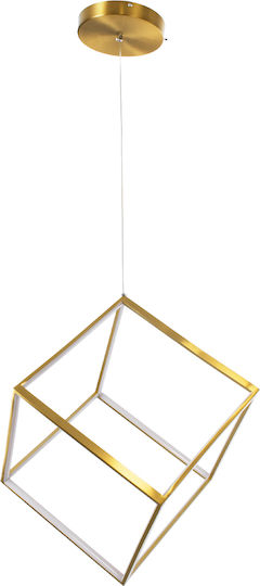 GloboStar Kiboo Hängelampe Gold 40x40x40cm.