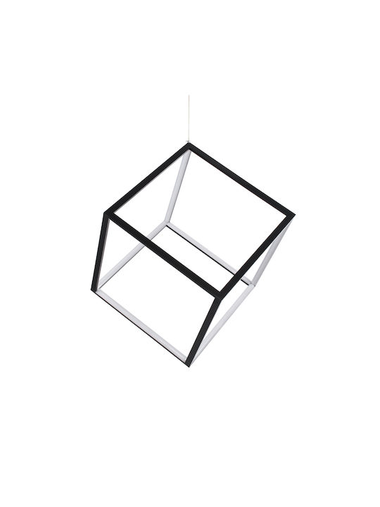 GloboStar Kiboo Lustră Negru 40x40x40cm.
