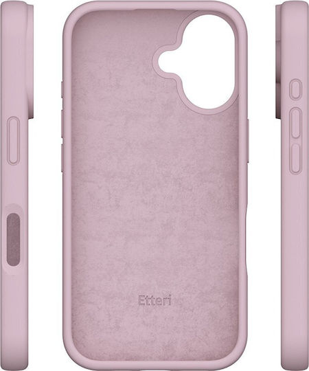 Etteri Back Cover Σιλικόνης Ροζ (iPhone 16)