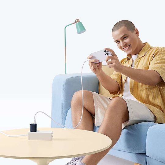 Baseus Φορτιστής Χωρίς Καλώδιο GaN με Θύρα USB-C 45W Power Delivery / Quick Charge 3.0 / SuperCharge Μαύρος (PicoGo)