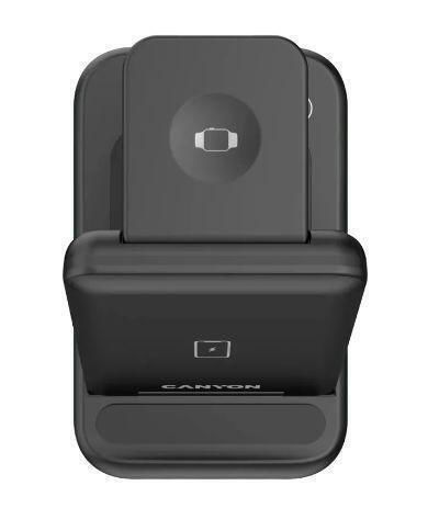 Canyon Ασύρματος Φορτιστής (Qi Pad) 15W Μαύρος (WCS-304)