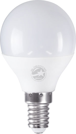 GloboStar LED-Lampe 6W 78mm für Fassung E14 und Form G45 Kühles Weiß 600lm
