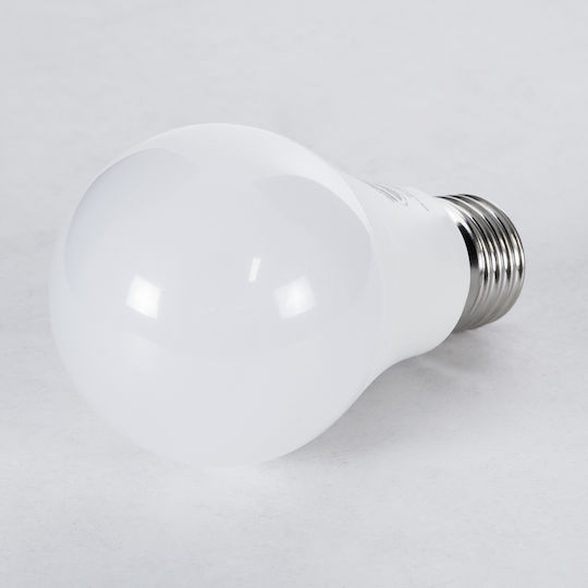 GloboStar LED Bulb 10W 110mm for Socket E27 and Shape A60 Natural White 970lm Dimmable