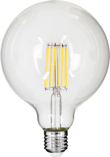 GloboStar LED крушка 12W 180mm за фасунга E27 и форма G125 Неутрално бяло 1320лм Димируем