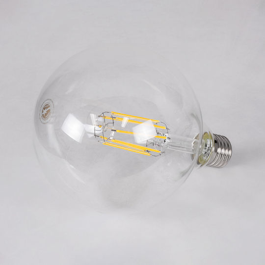 GloboStar LED крушка 12W 180mm за фасунга E27 и форма G125 Неутрално бяло 1320лм Димируем