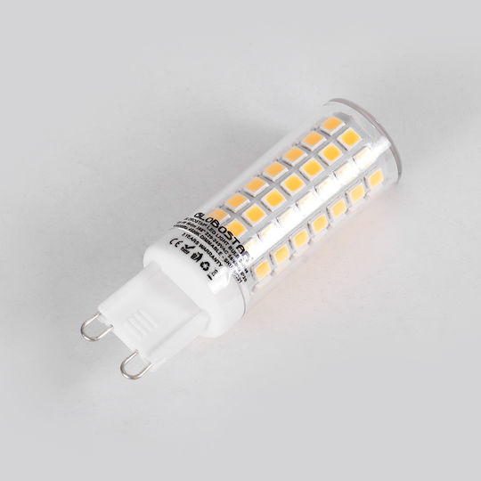 GloboStar LED крушка 4W 70mm за фасунга G9 Топло бяло 544лм Димируем