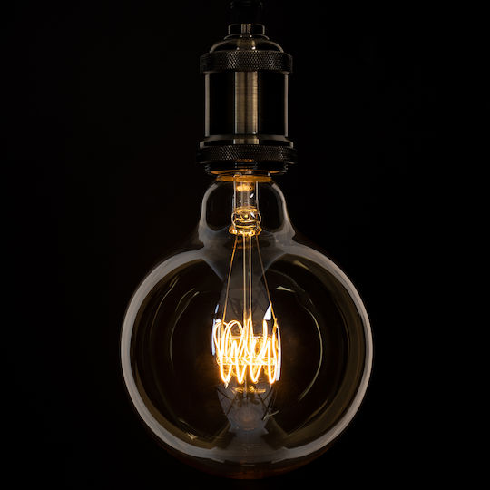 GloboStar LED крушка 4W 180mm за фасунга E27 и форма G125 Топло бяло 280лм Димируем