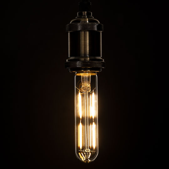 GloboStar LED-Lampe 4W 135mm für Fassung E27 und Form T30 Warmes Weiß 440lm Dimmbar