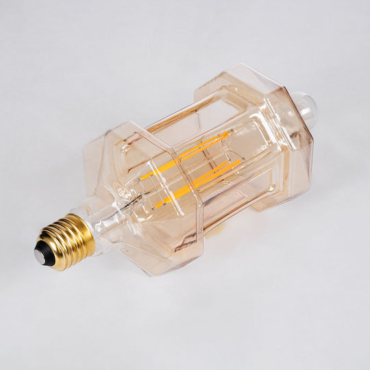 GloboStar LED крушка 8W 215mm за фасунга E27 Топло бяло 650лм Димируем