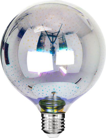 GloboStar Galaxy Extreme Glass LED крушка 5W 180mm за фасунга E27 и форма G125 Топло бяло 300лм