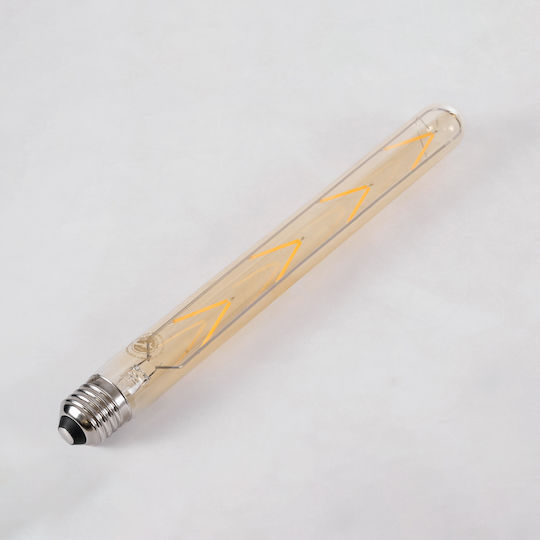 GloboStar LED Bulb 8W 300mm for Socket E27 and Shape T30 Warm White 760lm Dimmable