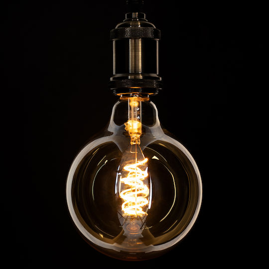 GloboStar Edison Retro LED Bulb 6W 180mm for Socket E27 and Shape G125 Warm White 490lm Dimmable