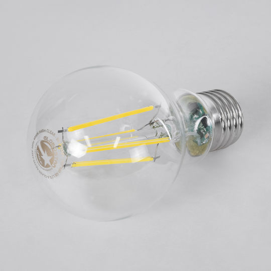 GloboStar Λάμπα LED 4W 110mm για Ντουί E27 και Σχήμα A60 Φυσικό Λευκό 840lm