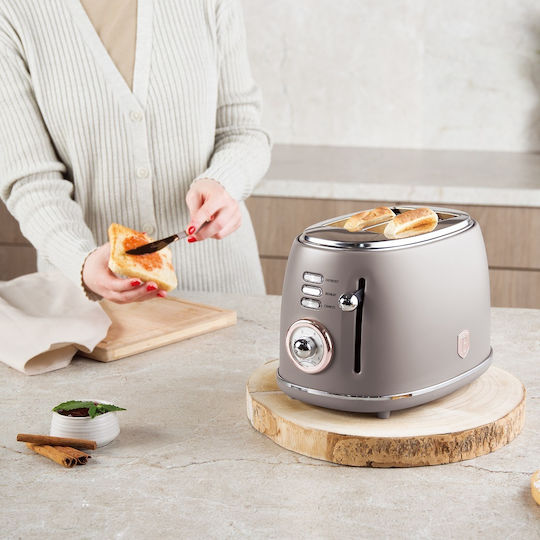 Berlinger Haus Toaster 2 Slots 850W Brown