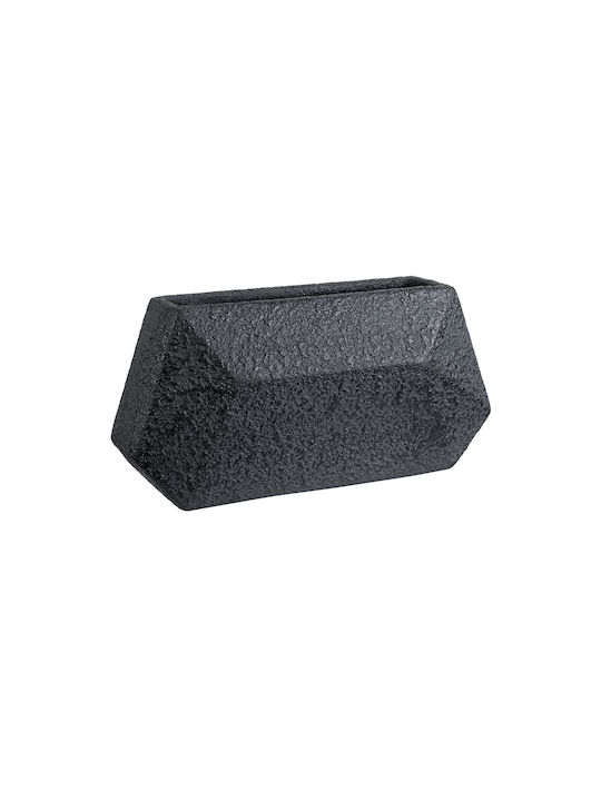 GloboStar Greenwich Κασπώ Πολυεστερικό Μαύρο 40x16x21εκ.