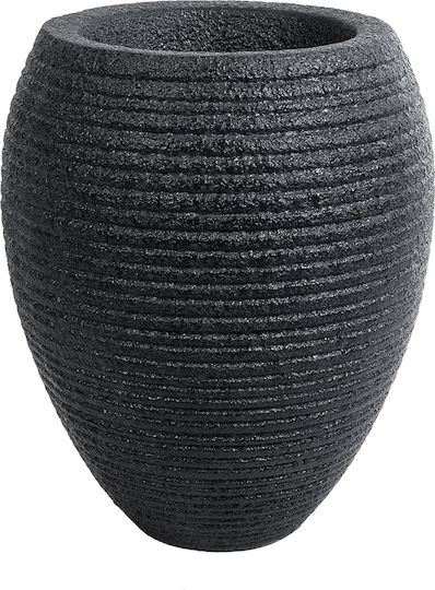 GloboStar Nashville Planter Polyester Black with Stand 40x40x50cm.