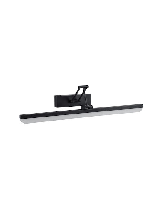GloboStar Mara Modern Wandleuchte mit Integrierter LED und Natürliches Weiß Licht Schwarz 60x13cm