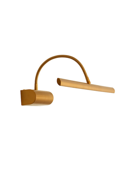GloboStar Trois Modern Lamp Bathroom with Integrated LED and Natural White Light Copper 60x18cm