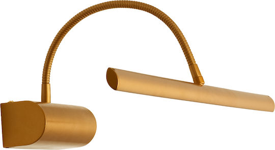 GloboStar Trois Modern Lamp Bathroom with Integrated LED and Natural White Light Copper 60x18cm
