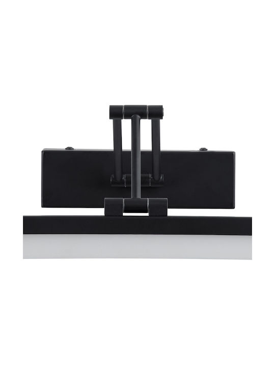 GloboStar Mara Modern Wandleuchte mit Integrierter LED und Natürliches Weiß Licht Schwarz 60x13cm
