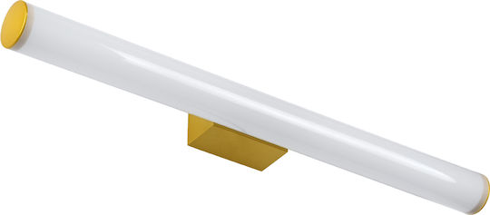 GloboStar Mabel Modern Lamp Bathroom with Integrated LED and Natural White Light Gold 10x5cm