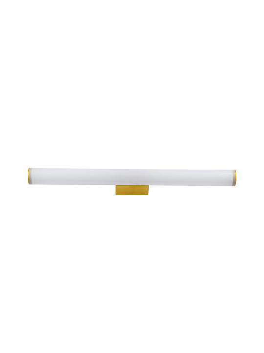 GloboStar Mabel Modern Lamp Bathroom with Integrated LED and Natural White Light Gold 10x5cm