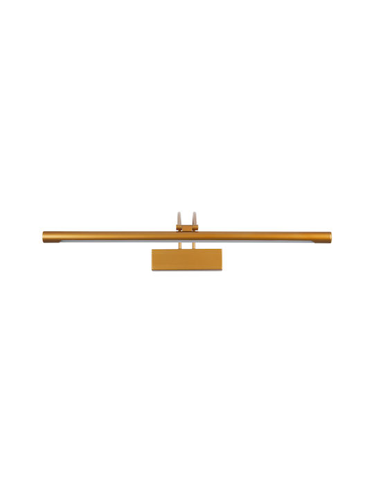 GloboStar Laura Modern Lamp Bathroom with Integrated LED and Natural White Light Copper 60x13cm