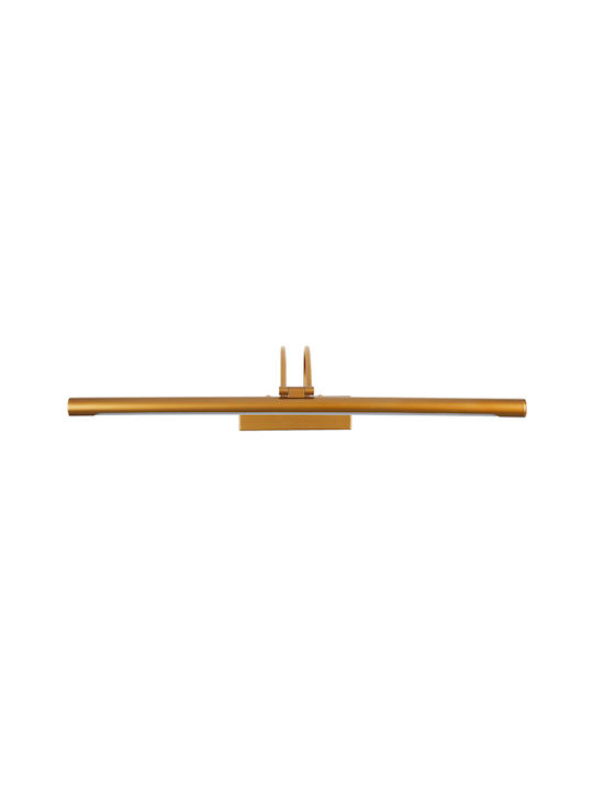 GloboStar Laura Modern Lamp Bathroom with Integrated LED and Natural White Light Copper 60x13cm