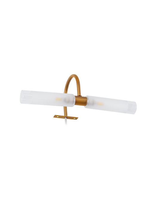 GloboStar Flora Modern Lumină de Baie cu Soclu G9 Cupru 31x12cm