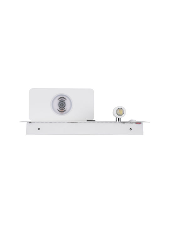 GloboStar Paladin Modern Lumină de Perete cu Port USB 11x12cm