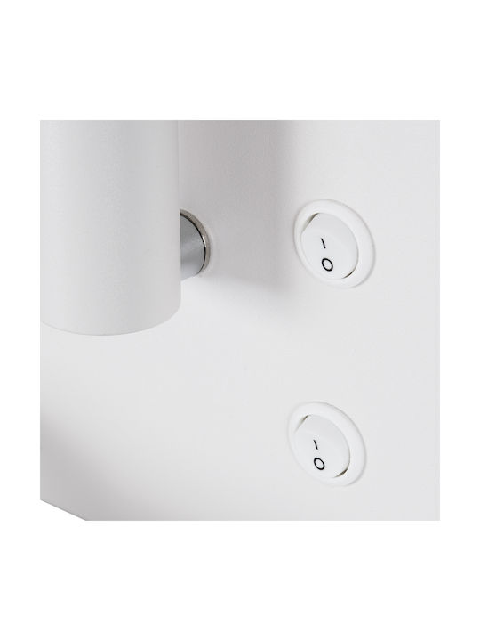 GloboStar Paladin Modern Lumină de Perete cu Port USB 11x12cm