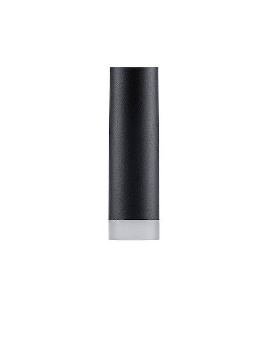GloboStar TEARS Modern Wall Lamp with Integrated LED and Warm to Cool White Light Black 3.2x51.5cm