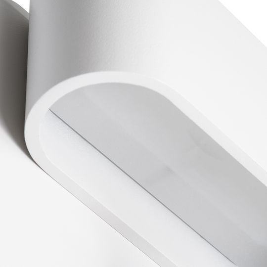 GloboStar Ibis Modern Lamp Wall with Integrated LED and Natural White Light 10x18cm