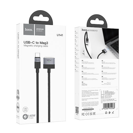 Hoco Ασύρματος Φορτιστής (Qi Pad) 15W Μαύρος (CW61)