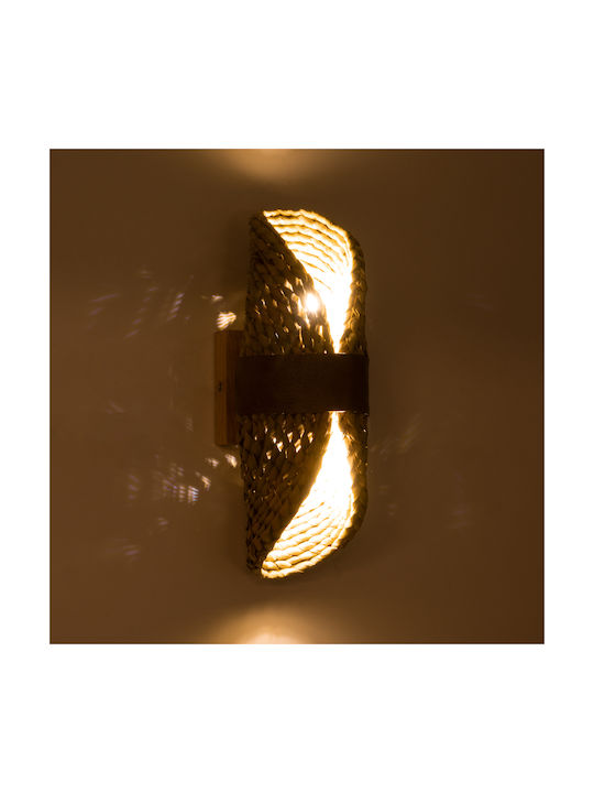 GloboStar Guava Vintage Wall Lamp with E27 Socket Beige 30x30x30cm