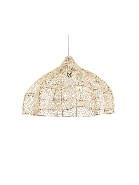 GloboStar Adeje Deckenleuchte Beiges Boho Raster mit Lampenbirnensockel E27 80x80x55cm
