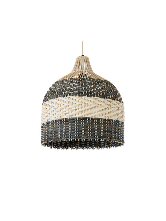 GloboStar Barbados Ceiling Light Beige Boho Grid with E27 Socket 40x40x45cm